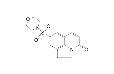 4H-Pyrrolo[3,2,1-ij]quinolin-4-one, 1,2-dihydro-6-methyl-8-(4-morpholinylsulfonyl)-