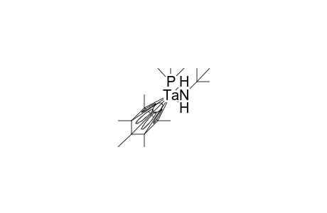 (/.eta.-5/-Pentamethyl-cyclopentadienyl)-trimethylphosphino-dihydrido-tert-butylimido tantalum