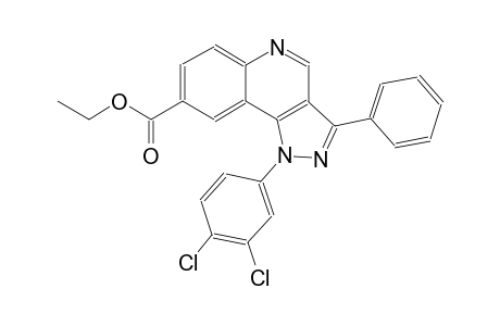 ethyl 1-(3,4-dichlorophenyl)-3-phenyl-1H-pyrazolo[4,3-c]quinoline-8-carboxylate