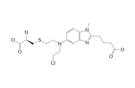 4-[5-[[(2-AMINO-2-CARBOXYETHYLSULFANYL)-ETHYL]-(2'-CHLOROETHYL)]-AMINO]-1-METHYL-1H-BENZOIMIDAZOL-2-YL]-BUTANOIC-ACID