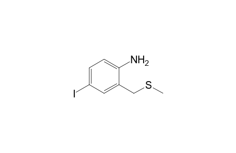 4-Iodo-2-[(methylthio)methyl]aniline