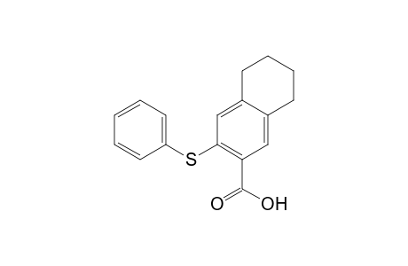 3-(Phenylthio)-5,6,7,8-tetrahydronaphthalene-2-carboxylic acid