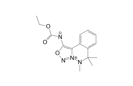 1-[(ETHOXYCARBONYL)-AMINO]-5,6-DIHYDRO-5,6,6-TRIMETHYL-[1.2.3]-OXADIAZOLO-[4.3-A]-PHTHALAZIN-4-IUM_INNER_SALT