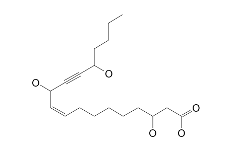 GALLICYNOIC_ACID_E;(Z)-3,11,14-TRIHYDROXYOCTADEC-9-EN-12-YNOIC_ACID