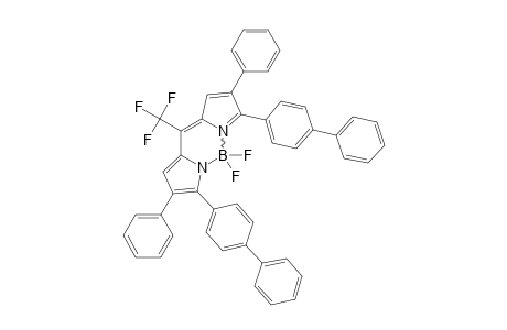 4,4-DIFLUORO-3,5-BIS-[(1,1-BIPHENYL)-4-YL]-2,6-DIPHENYL-8-TRIFLUOROMETHYL-4-BORA-3A,4A-DIAZA-S-INDACENE