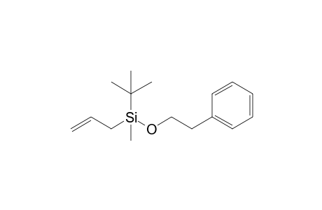 Allyl-t-butylmethyl-(2-phenyl)ethanoxysilane