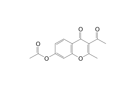 3-acetyl-7-hydroxy-2-methylchromone, acetate (ester)