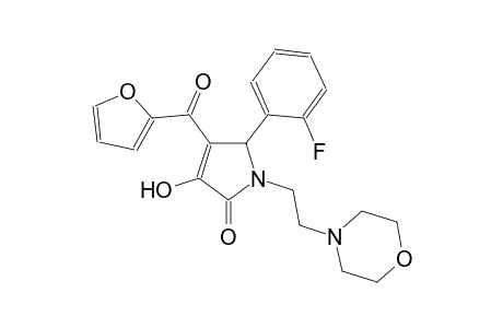 5-(2-fluorophenyl)-4-(2-furoyl)-3-hydroxy-1-[2-(4-morpholinyl)ethyl]-1,5-dihydro-2H-pyrrol-2-one