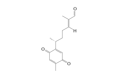 2-(Z-1,5-DIMETHYL-6-OXO-4-HEXENYL)-5-METHYL-PARA-BENZOQUINONE