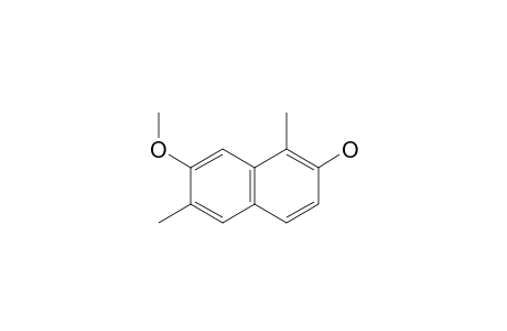 7-METHOXY-1,6-DIMETHYLNAPHTHALENE-2-OL