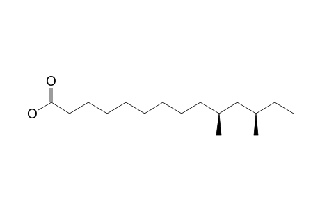 10,12-DIMETHYLMYRISTIC-ACID;SYNTHETIC-SIDE-CHAIN;SYN-ISOMER