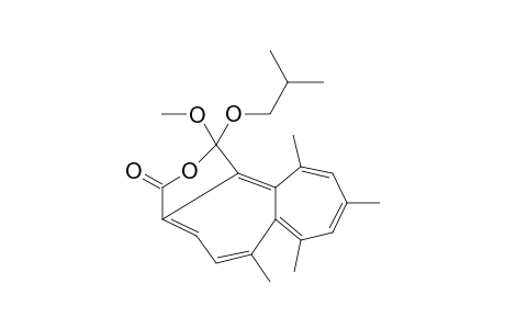 (PM,3RS)-3-Isobutoxy-3-methoxy-9,11,13,15-tetramethyl-4-oxatricyclo[8.5.0.0(2,6)]pentadeca-1,6,8,10,12,14-hexaen-5-one