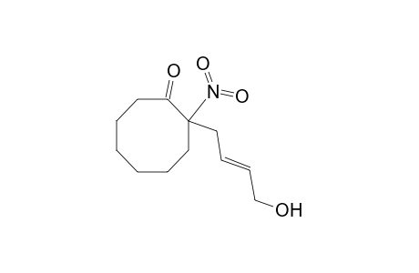 Cyclooctanone, 2-(4-hydroxy-2-butenyl)-2-nitro-, (E)-