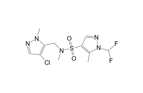 1H-pyrazole-4-sulfonamide, N-[(4-chloro-1-methyl-1H-pyrazol-5-yl)methyl]-1-(difluoromethyl)-N,5-dimethyl-