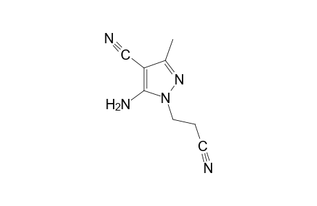 5-amino-4-cyano-3-methylpyrazole-1-propionitrile