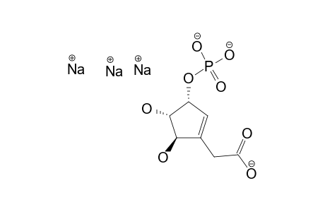 (-)-O-3-PHOSPHO-(3R,4S,5R)-TRIHYDROXY-1-CYCLOPENTENYL-ACETATE-TRISODIUM-SALT