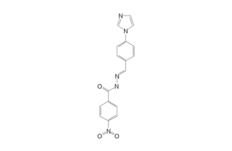 4-IMBZPNO2PH;(E)-4-(1H-IMIDAZOLE-1-YL)-BENZALDEHYDE-PARA-NITRO-BENZOYL-HYDRAZONE