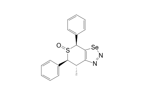 7-METHYL-4,6-DIPHENYL-6,7-DIHYDRO-4H-5-THIA-3-SELENA-1,2-DIAZAINDENE-5-OXIDE