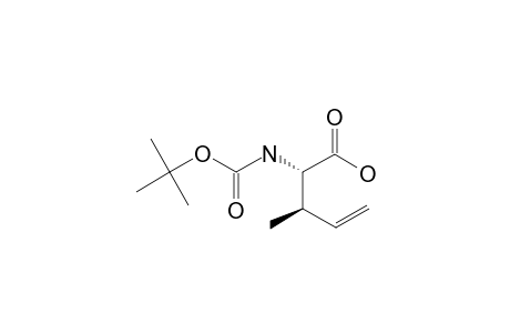 (2S,3R)-2-((tert-Butoxycarbonyl)amino)-3-methylpent-4-enoic acid