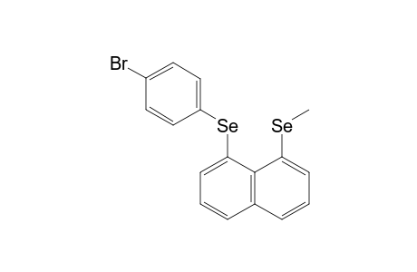 1-(METHYLSELANYL)-8-(PARA-BROMOPHENYLSELANYL)-NAPHTHALENE