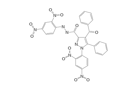 4-BENZOYL-5-PHENYL-1-(2,4-DINITROPHENYL)-1H-PYRAZOLE-3-CARBOXYLIC-ACID-2,4-DINITROPHENYL-HYDRAZIDE