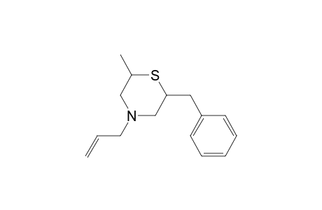 Thiomorpholine, 2-methyl-6-(phenylmethyl)-4-(2-propenyl)-