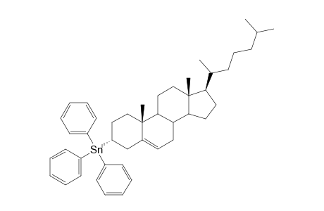 3-ALPHA-TRIPHENYLSTANNYLCHOLEST-5-ENE