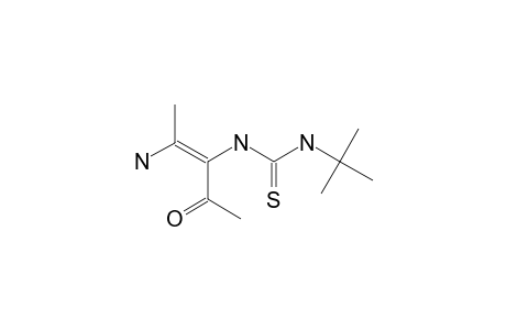 N-(1-ACETYL-2-AMINOPROP-1-ENYL)-N'-(TERT.-BUTYL)-THIOUREA