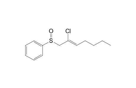 (Z)-[(2'-Chloro-2'-heptenyl)sulfinyl]benzene