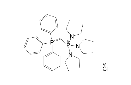 TRIS-(DIETHYLAMINO)-[(TRIPHENYLPHOSPHORANYLIDENE)-METHYL]-PHOSPHONIUMCHLORIDE