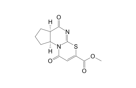 3-(Methoxycarbonyl)-7,8-trimethylene-1H,6H-r-7,c-8dihydro[1,3]thiazino[3,2-a]pyrimidin-1,6-dione