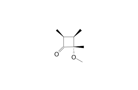 2-METHOXY-2,3,4-TRIMETHYLCYCLOBUTAN-1-ONE