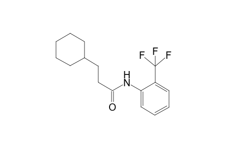 3-cyclohexyl-N-[2-(trifluoromethyl)phenyl]propanamide