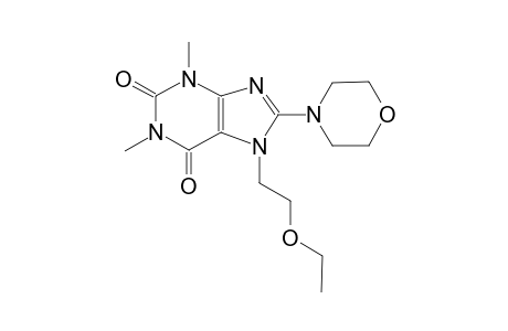 7-(2-ethoxyethyl)-1,3-dimethyl-8-(4-morpholinyl)-3,7-dihydro-1H-purine-2,6-dione