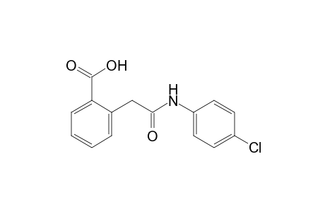 2-[(4-Chlorophenylcarbamoyl)methyl]benzoic acid