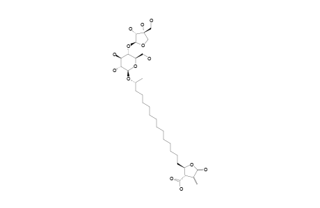 (3R,4S,18S)-18-O-BETA-D-APIOFURANOSYL-(1->4)-BETA-D-GLUCOPYRANOSIDE-PROTOCONSTIPATIC-ACID