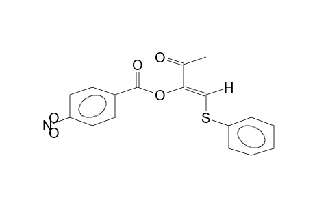 3-BUTEN-2-ONE, 3-[(4-NITROBENZOYL)OXY]-4-(PHENYLTHIO)-