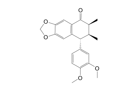 (-)-4'-O-METYLENSHICINE;(7'R,8S,8'S)-8,8'-DIMETHYL-3',4'-DIMETHOXY-4,5-METHYLENODIOXY-2,7'-CYCLOLIGNAN-7-ONE