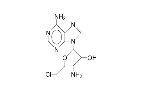 3'-Amino-5'-chloro-3',5'-dideoxyadenosine