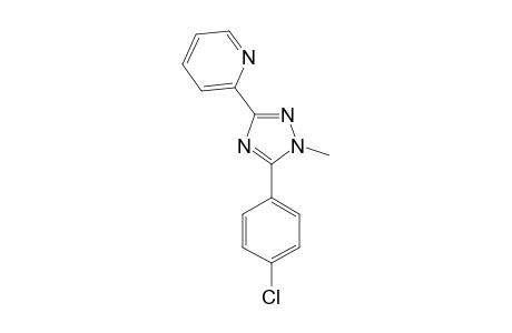 5-(4-CHLOROPHENYL)-3-(2-PYRIDYL)-1-METHYL-1H-1,2,4-TRIAZOLE