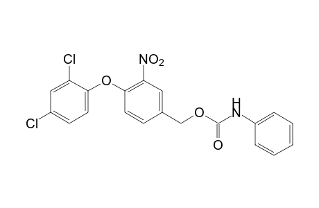 4-(2,4-dichlorophenoxy)-3-nitrobenzyl alcohol, carbanilate (ester)