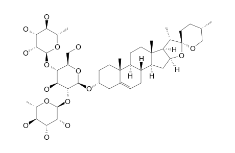 DIOSGENIN-3-O-ALPHA-L-RHAMNOPYRANOSYL-(1->4)-[ALPHA-L-RHAMNOPYRANOSYL-(1->2)-BETA-D-GLUCOPYRANOSID=DIOSCIN