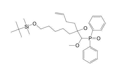 7-(TERT.-BUTYLDIMETHYLSILYLOXY)-1-DIPHENYLPHOSPHINYL-1-METHOXY-2-(3-BUTENYL)-2-HEPTANOL