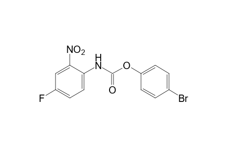 4-fluoro-2-nitrocarbanilic acid, p-bromophenyl ester