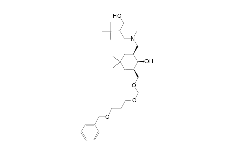 6-[[N-[2-(Hydroxymethyl)-3,3-dimethylbutyl]-N-methylamino]methyl]-2-[[[(3-benzyloxy)propoxy]methoxy]methyl]-4,4-dimethylcyclohexane-1-ol