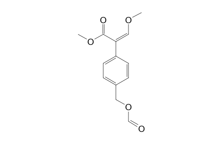 Benzeneacetic acid, 4-[(formyloxy)methyl]-alpha-(methoxymethylene)-, methyl ester