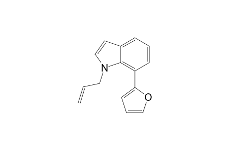 1-Allyl-7-(2-furyl)-1H-indole