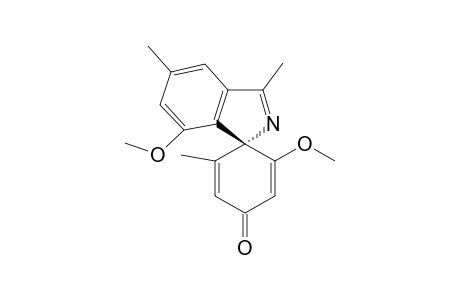 (+)-(S)-2,6'-DIMETHOXY-2',4',6-TRIMETHYLSPIRO-(CYCLOHEXA-2,5-DIENE-1,7'-[1'H]-ISOINDOL)-4-ONE