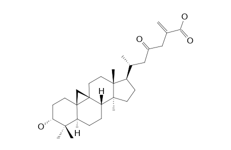 (+)-REL-3-ALPHA-HYDROXY-23-OXOCYCLOART-25(27)-EN-26-OIC-ACID