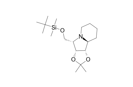 (3AR,4S,6S,9AS,9BS)-4-[(TERT.-BUTYLDIMETHYLSILYLOXY)-METHYL]-2,2,-DIMETHYLOCTAHYDRO-[1,3]-DIOXOLO-[4,5-A]-INDOLIZIDINE